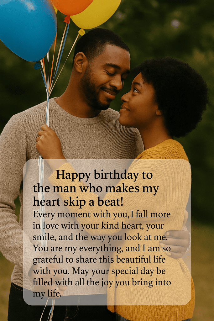 Happy Birthday Paragraphs for Him